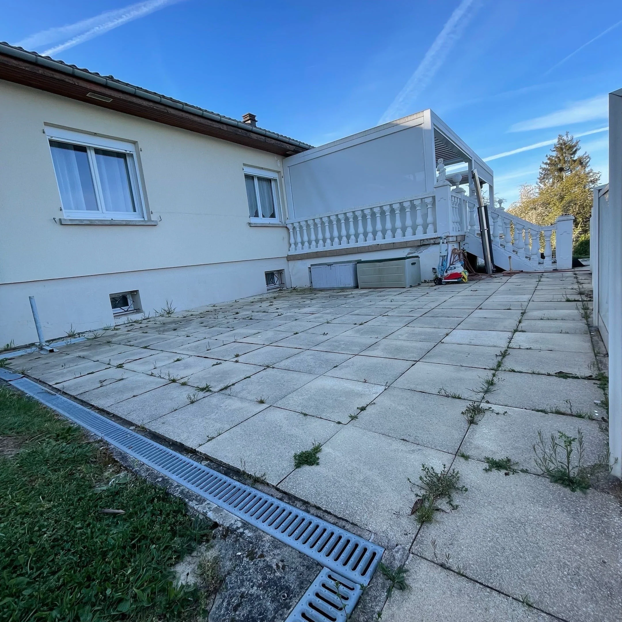 Nettoyage de dalles, terrasse et allée aux Forges (88)