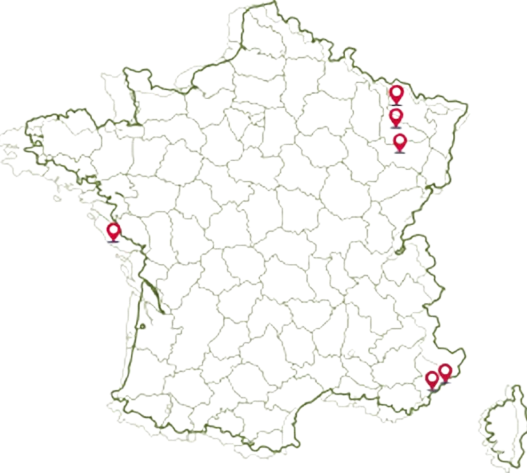 Nos zones d'intervention
