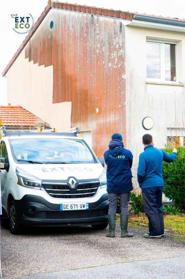 Nettoyage extérieur vapeur basse pression pour un lotissement (88)