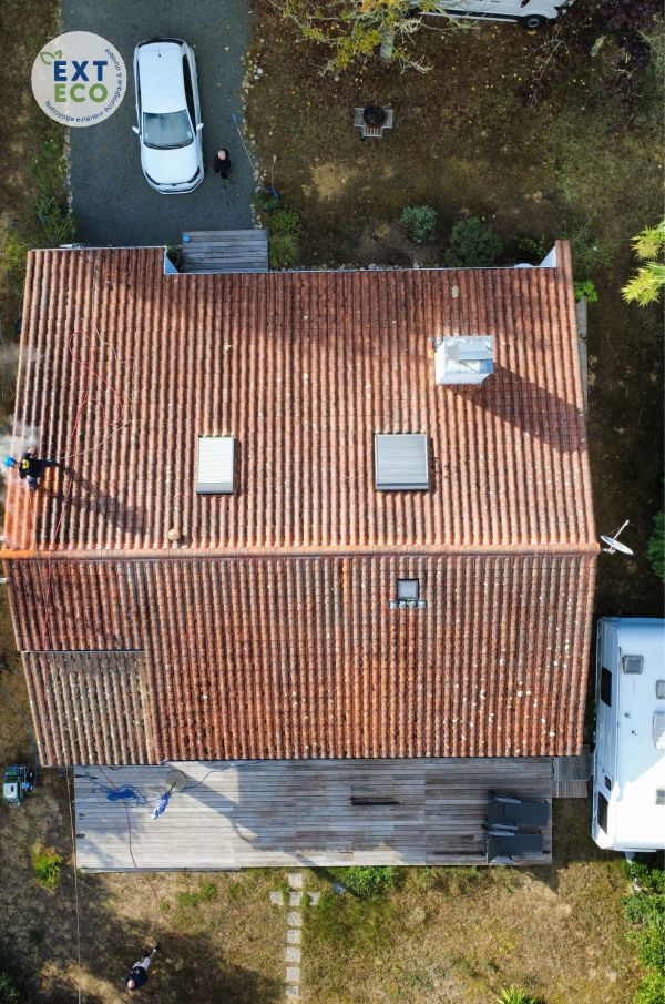 photo avant le nettoyage vapeur basse pression