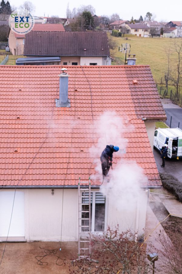Nettoyage et imperméabilisation d'une toiture à Jeanménil (88)