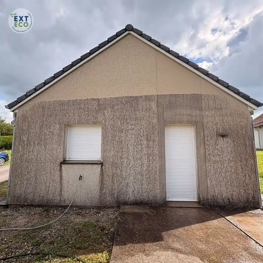 photo pendant nettoyage de façade à Essegney