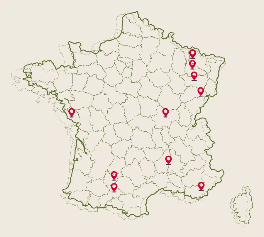 Nos zones d'intervention